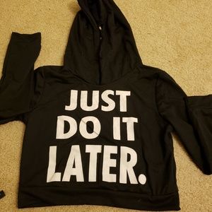 Nike crop sweatshirt